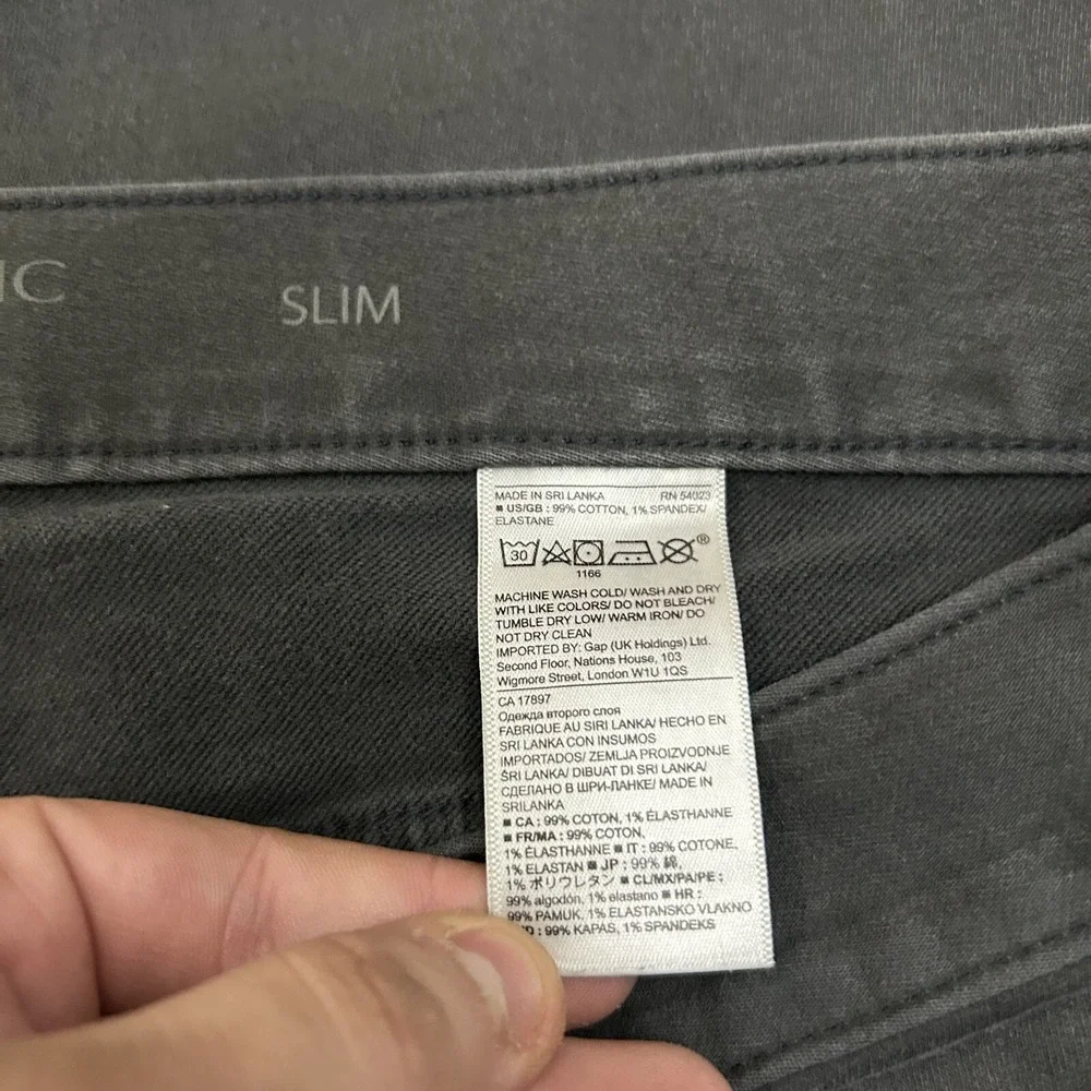 Banana Republic Pants Mens 36x34 Gray The Traveler Slim Fit Five Pockets Stretch